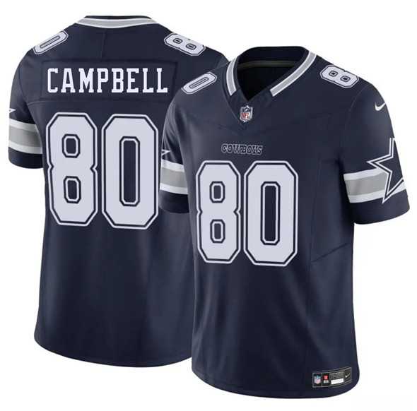 Men & Women & Youth Dallas Cowboys #80 Parris Campbell Navy 2025 F.U.S.E. Vapor Untouchable Limited Stitched Jersey->dallas cowboys->NFL Jersey